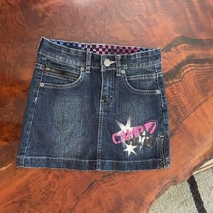 Disney girls denim skirt size 7/8